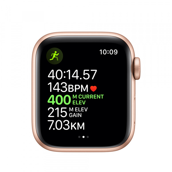 Apple Watch Series 5 GPS + Cellular 40mm Gold Alum Case Pink Sand Sport Band - S/M & M/L 9