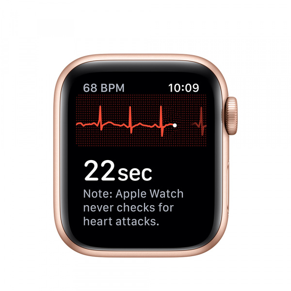Apple Watch Series 5 GPS + Cellular 40mm Gold Alum Case Pink Sand Sport Band - S/M & M/L 10