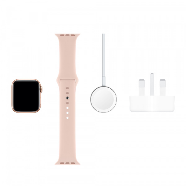 Apple Watch Series 5 GPS + Cellular 40mm Gold Alum Case Pink Sand Sport Band - S/M & M/L 11