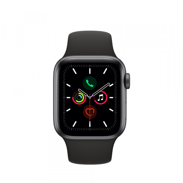 Apple Watch Series 5 GPS + Cellular 40mm Space Grey Alum Case Black Sport Band - S/M & M/L 7
