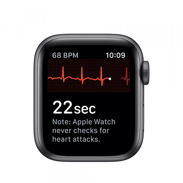 Apple Watch Series 5 GPS + Cellular 40mm Space Grey Alum Case Black Sport Band - S/M & M/L 10