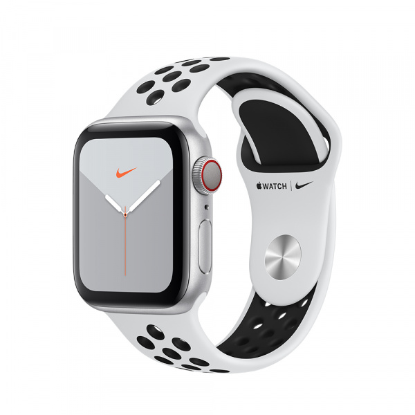 Apple Watch Nike Series 5 GPS + Cellular 40mm Silver Alum Case Pure Platinum/Black Nike Sport Band 6