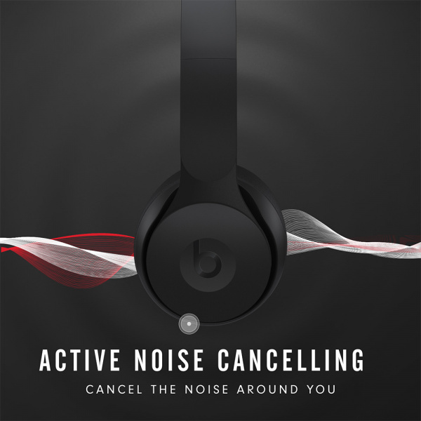 Beats Solo Pro Wireless Noise Cancelling Headphones Black  7