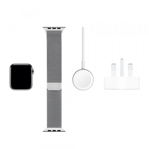 Apple Watch Series 5 GPS + Cellular 40mm S. Steel Case S. Steel Milanese Loop  5