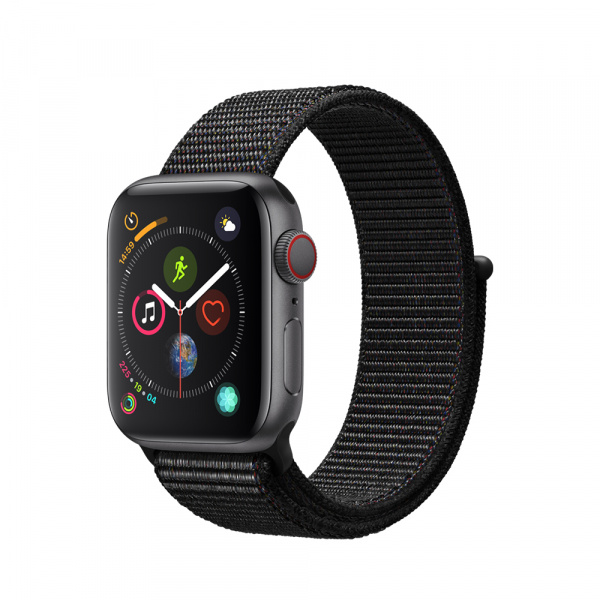 Apple Watch Series 4 GPS + Cellular 40mm Space Grey Alum Case Black Sport Loop (EOL)  0