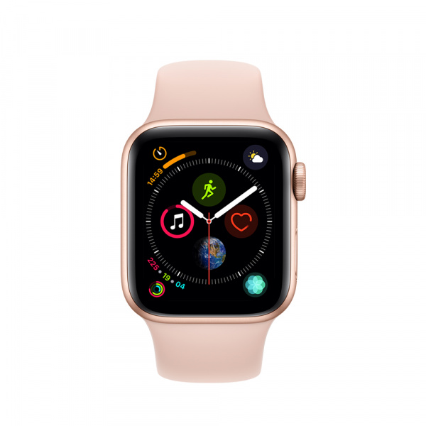 Apple Watch Series 4 GPS + Cellular 40mm Gold Alum Case Pink Sand Sport Band (EOL)  1