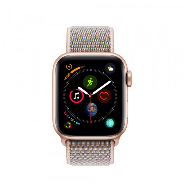 Apple Watch Series 4 GPS + Cellular 40mm Gold Alum Case Pink Sand Sport Loop (EOL)  1