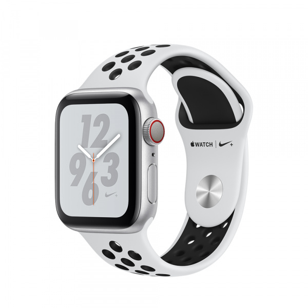 Apple Watch Nike+ Series 4 GPS + Cellular 40mm Silver Alum Case P. Plat/Blk Nike Sport Band (EOL)  0