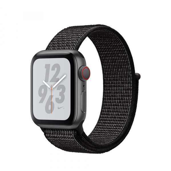Apple Watch Nike+ Series 4 GPS + Cellular 40mm Space Grey Alum Case Black Nike Sport Loop (EOL)  0