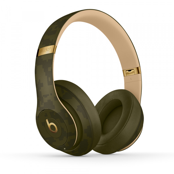 Beats Studio 3 Wireless Headphones Beats Camo Collection Forest Green (EOL)  0